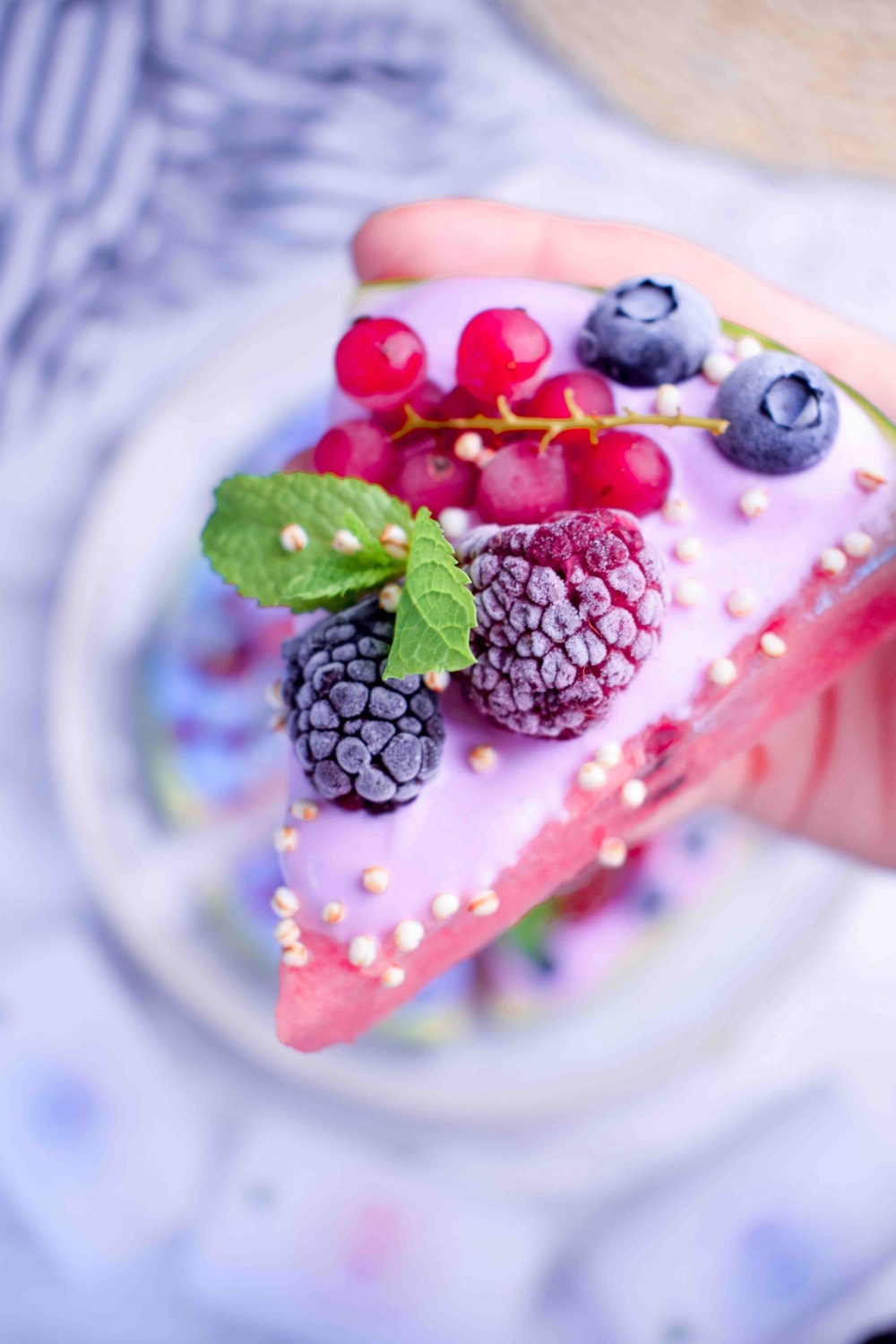 Healthy Watermelon Fruit Pizza