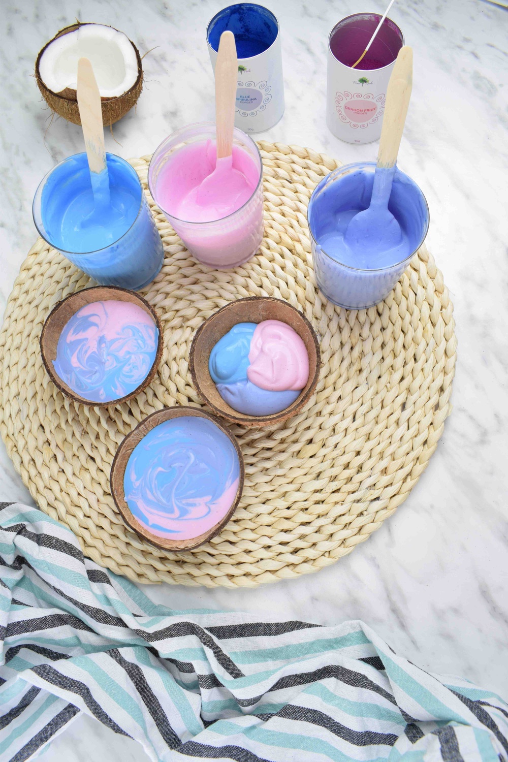 Unicorn Yogurt Bowls